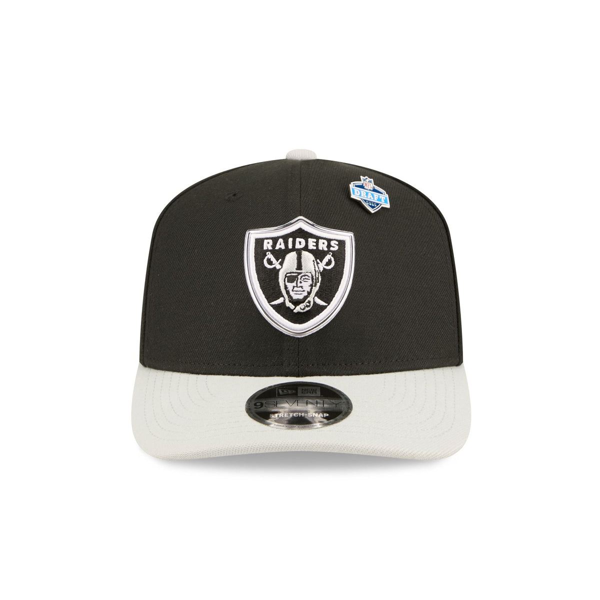 Las Vegas Raiders 2026 Draft 9SEVENTY Stretch-Snap Hat