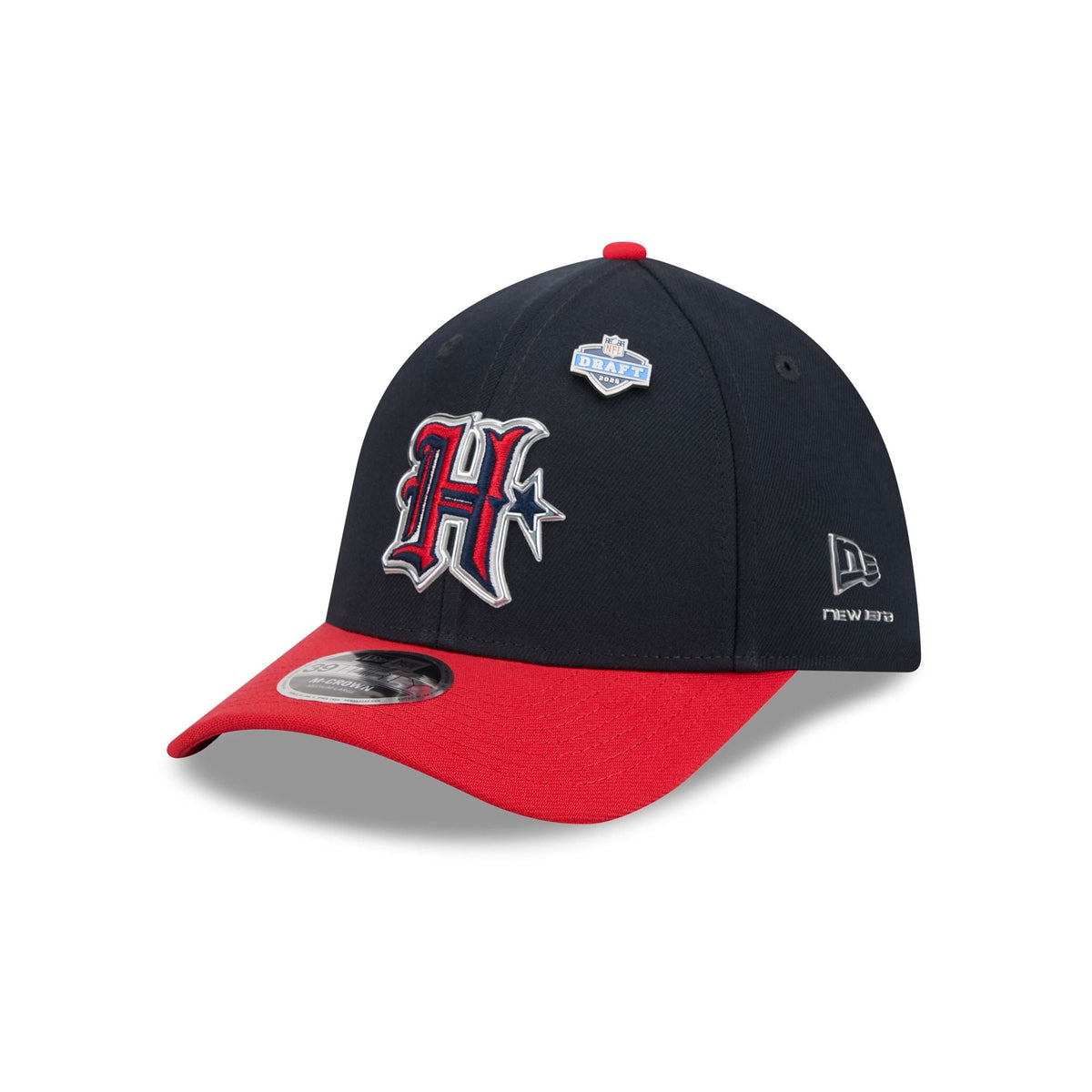 Houston Texans 2026 Draft 39THIRTY M-Crown Stretch Fit Hat
