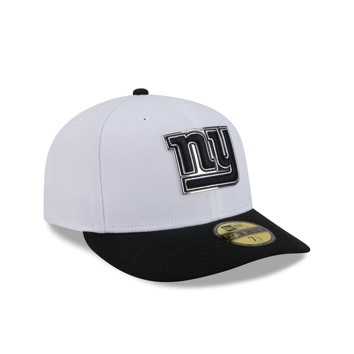 New York Giants 2026 Draft Black and White 59FIFTY Fitted Hat