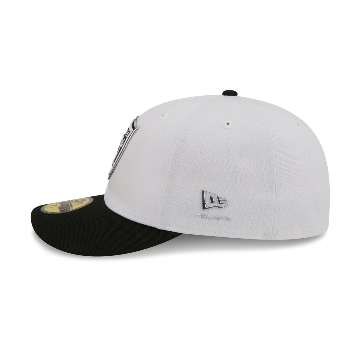 Las Vegas Raiders 2026 Draft Black and White 59FIFTY Fitted Hat