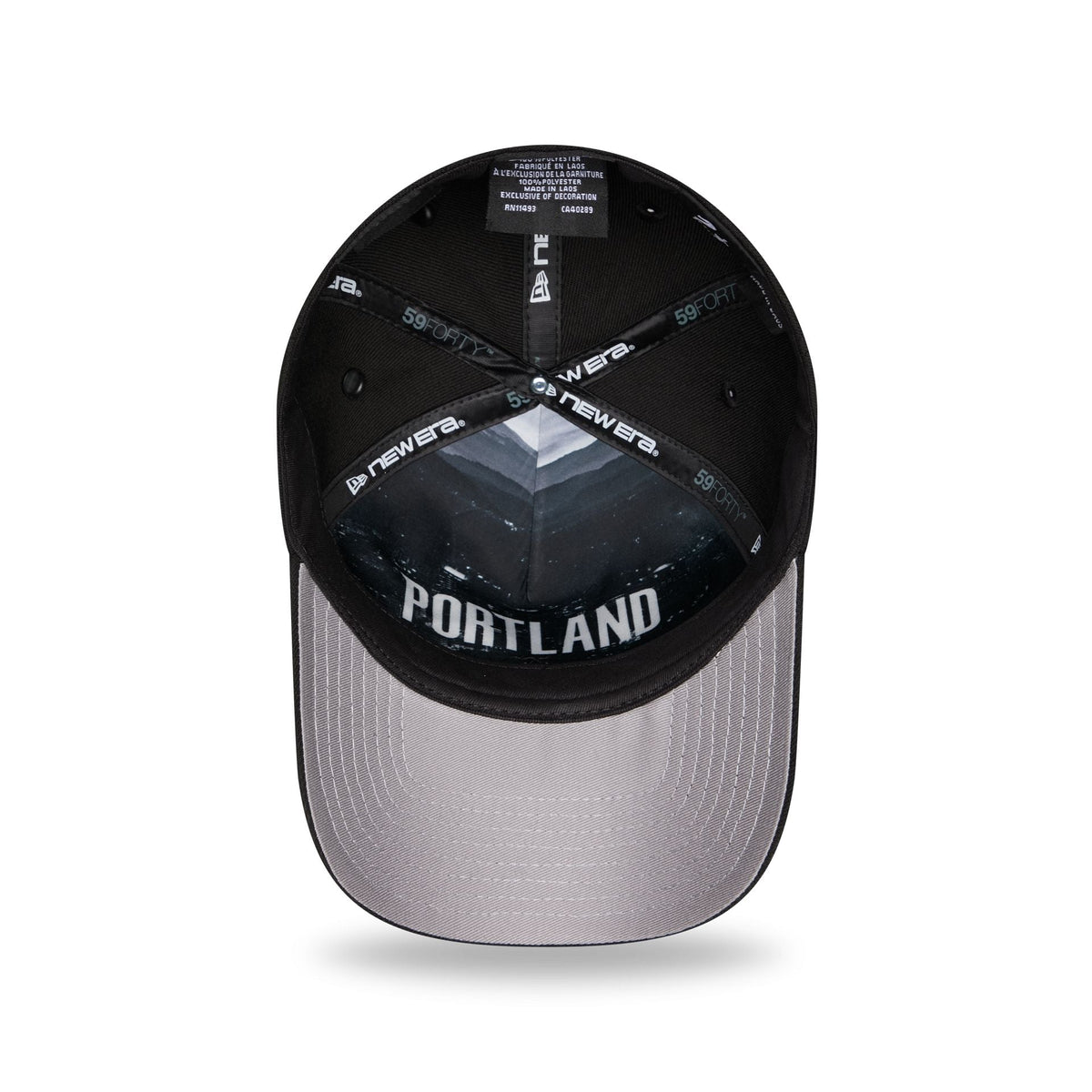 Portland Trail Blazers 2026 Draft Black 59FORTY A-Frame Fitted Hat