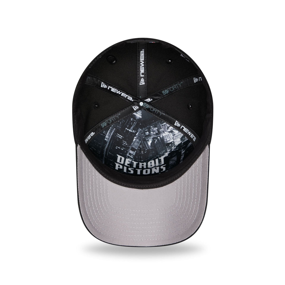Detroit Pistons 2026 Draft Black 59FORTY A-Frame Fitted Hat