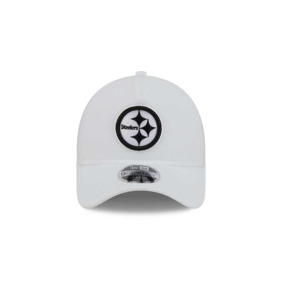 Pittsburgh Steelers White 9FORTY APEX Snapback Hat