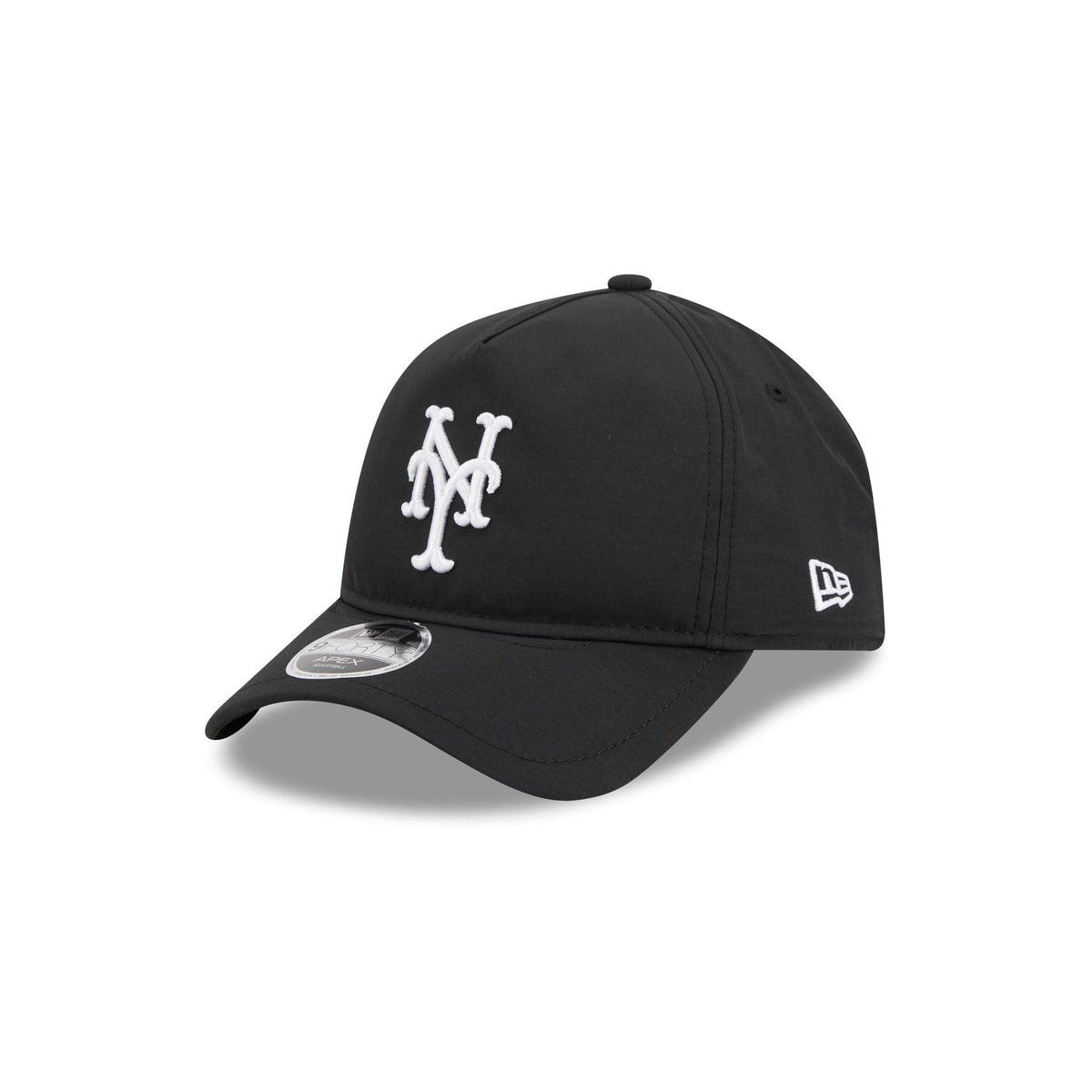 New York Mets Black 9FORTY APEX Snapback Hat