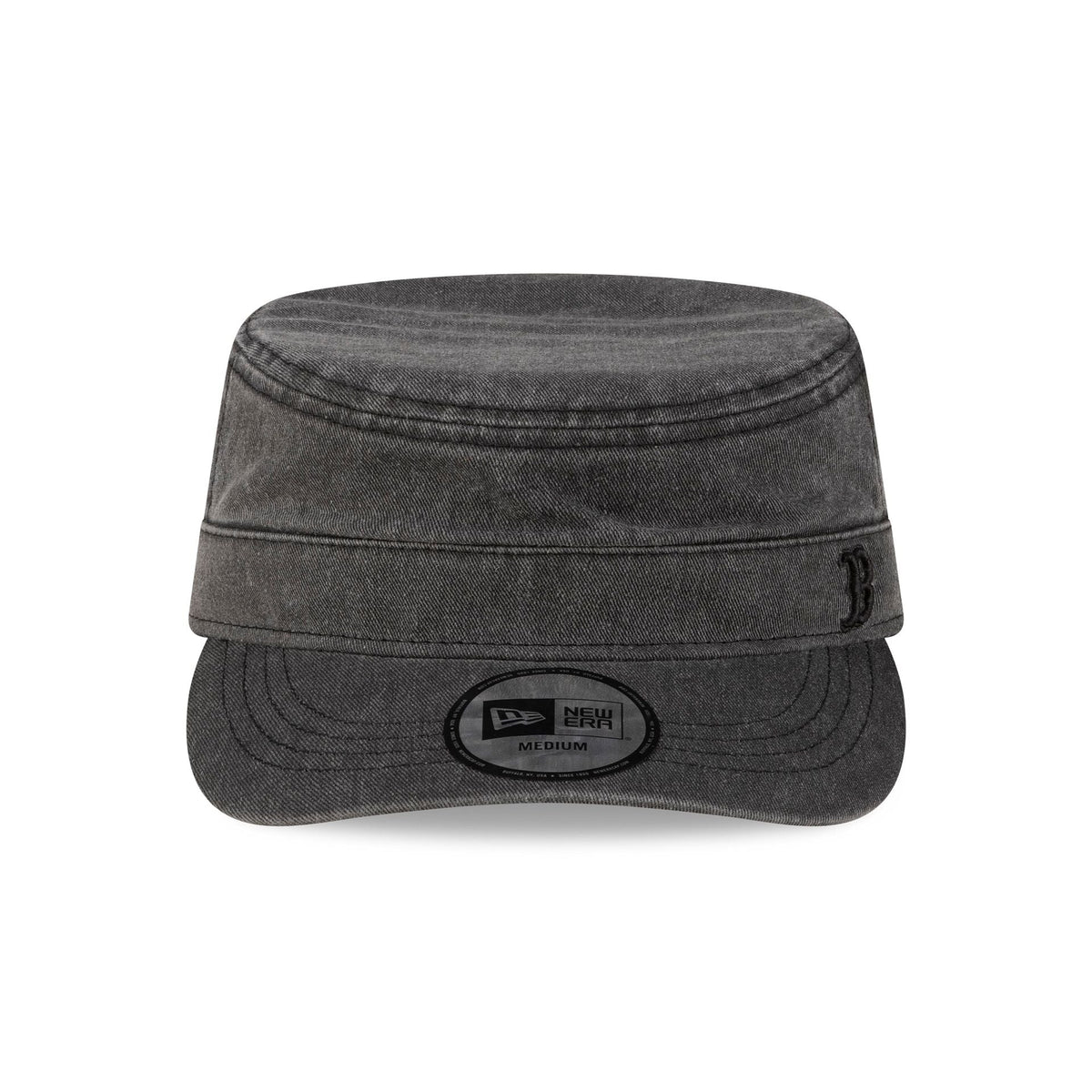 Boston Red Sox Pigment Dye Black Military Cap