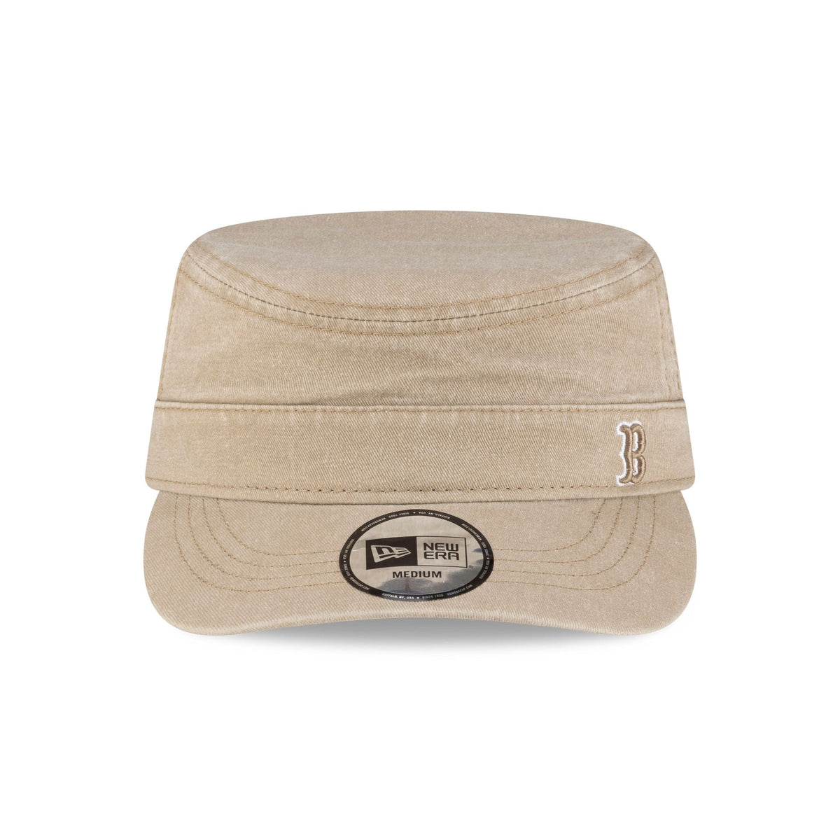 Boston Red Sox Pigment Dye Khaki Military Cap