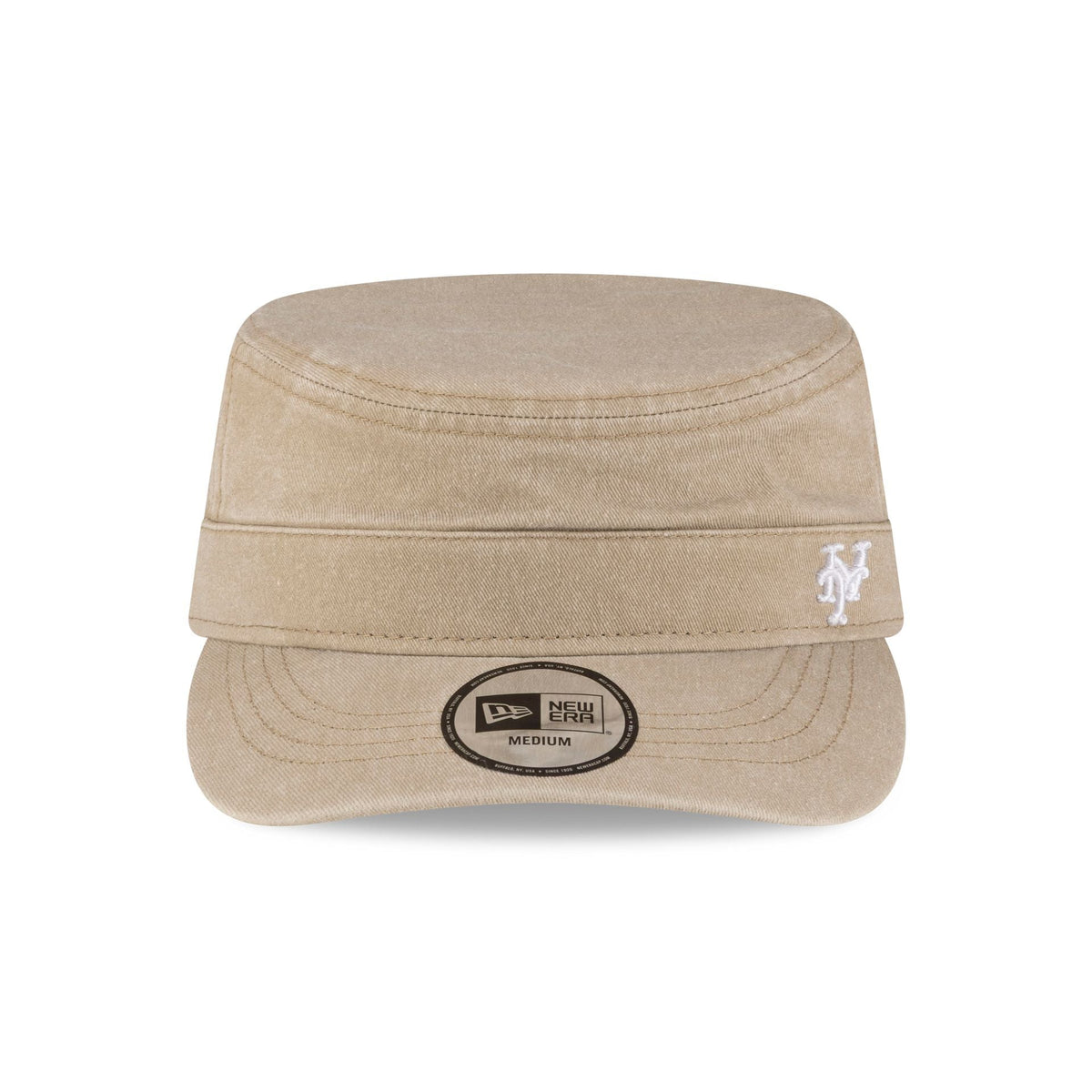 New York Mets Pigment Dye Khaki Military Cap