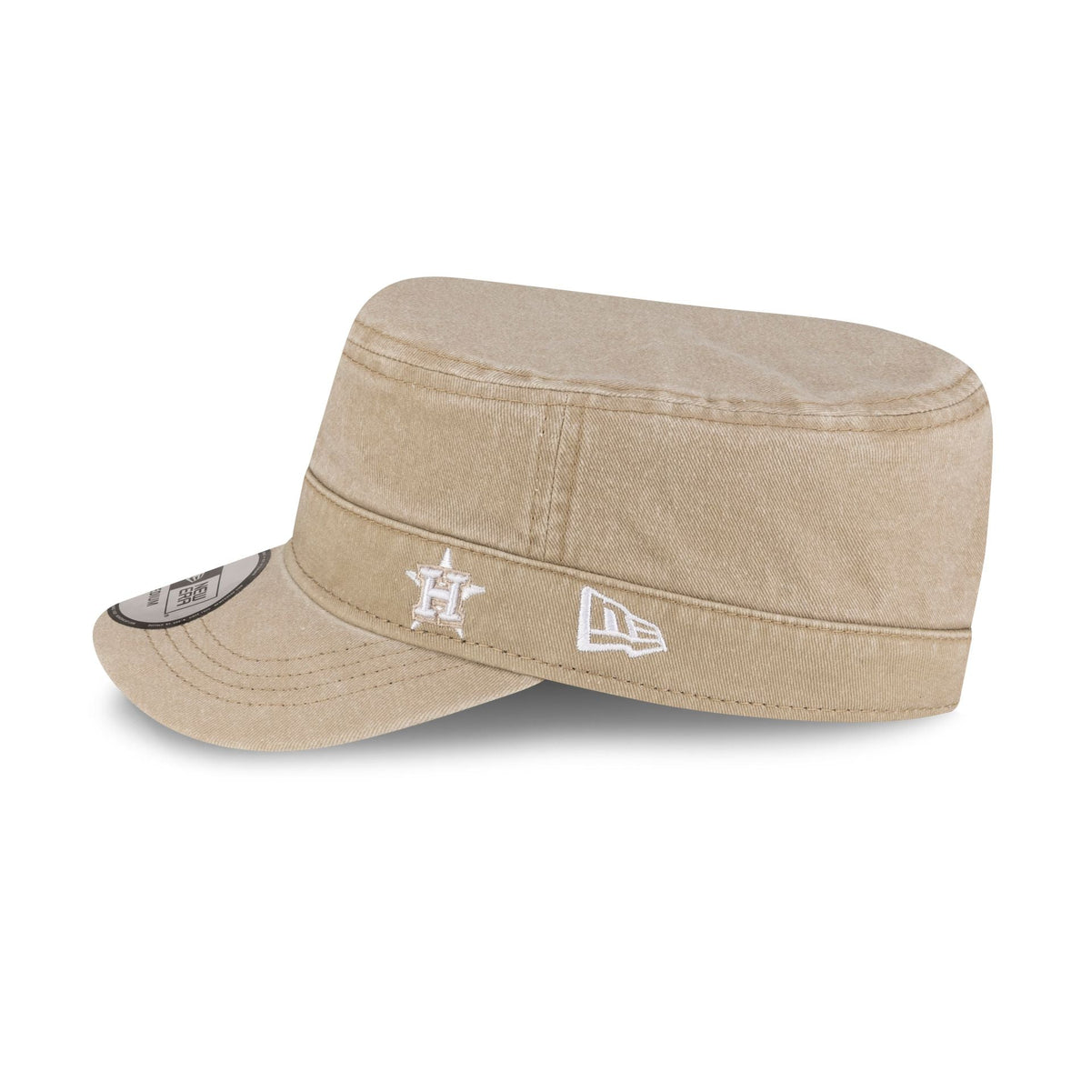 Houston Astros Pigment Dye Khaki Military Cap