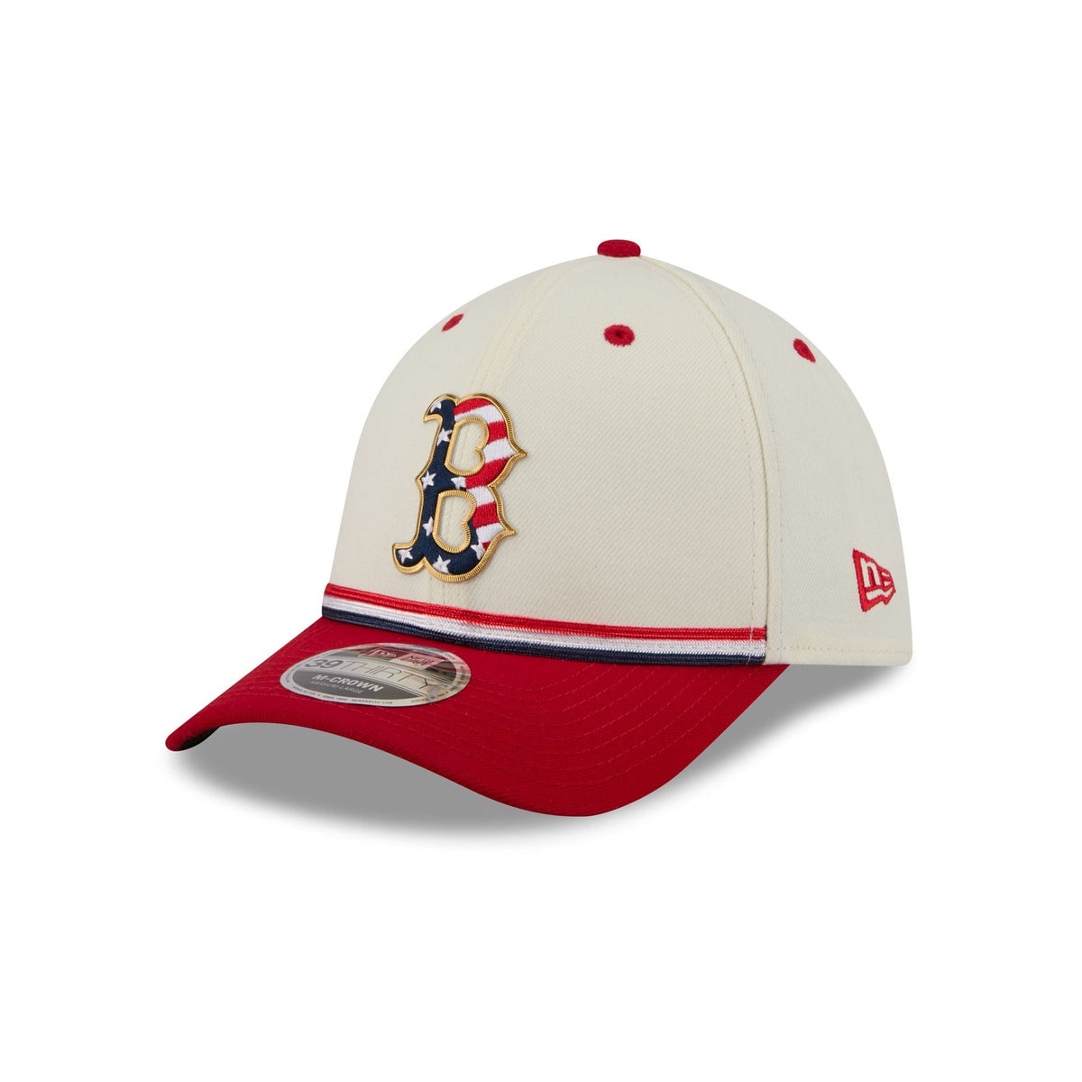 Boston Red Sox Independence Day 2026 39THIRTY M-Crown Stretch Fit Hat