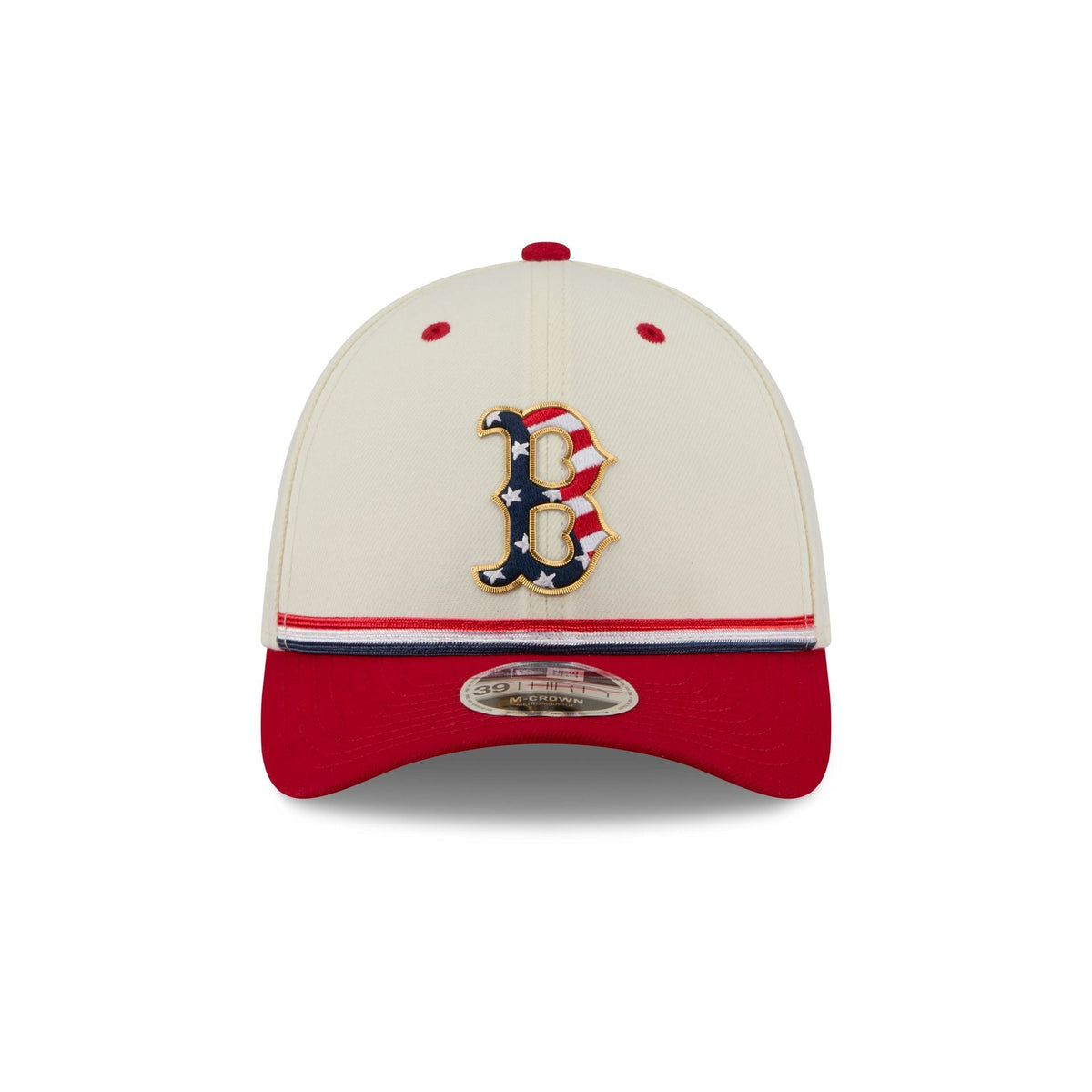 Boston Red Sox Independence Day 2026 39THIRTY M-Crown Stretch Fit Hat