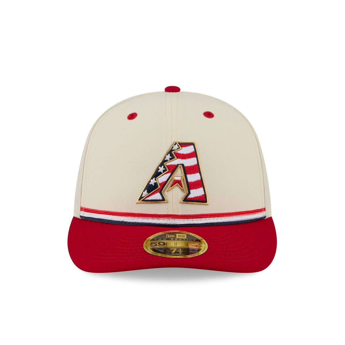 Arizona Diamondbacks Independence Day 2026 Low Profile 59FIFTY Fitted Hat