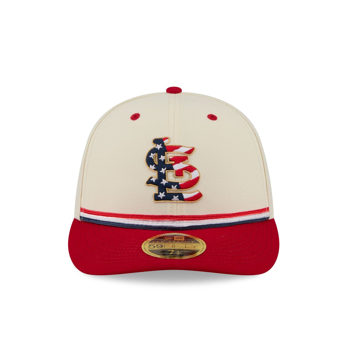 St. Louis Cardinals Independence Day 2026 Low Profile 59FIFTY Fitted Hat