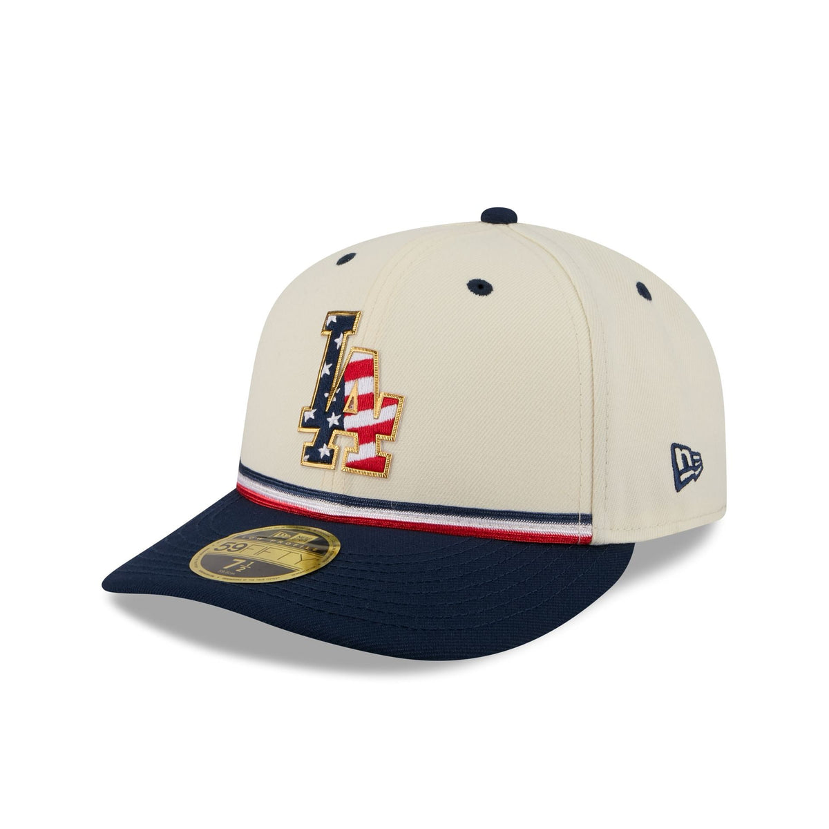 Los Angeles Dodgers Independence Day 2026 Low Profile 59FIFTY Fitted Hat