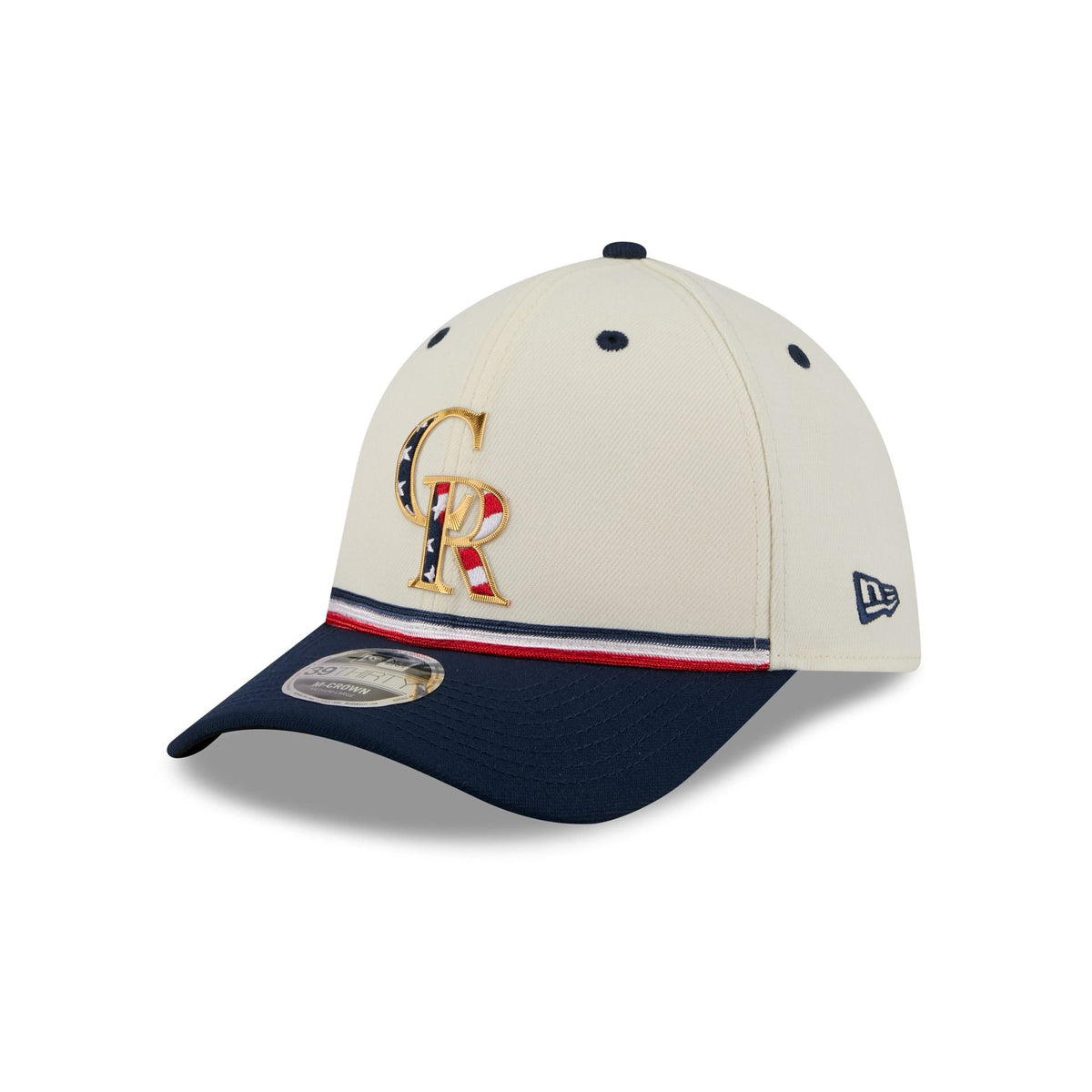 Colorado Rockies Independence Day 2026 39THIRTY M-Crown Stretch Fit Hat