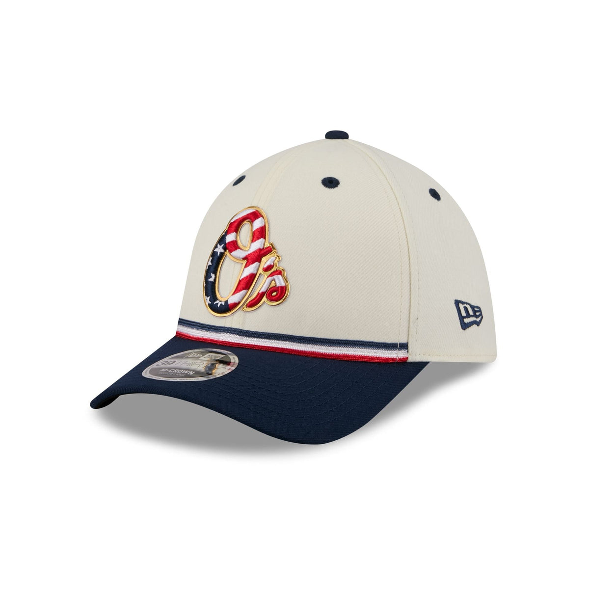 Baltimore Orioles Independence Day 2026 39THIRTY M-Crown Stretch Fit Hat