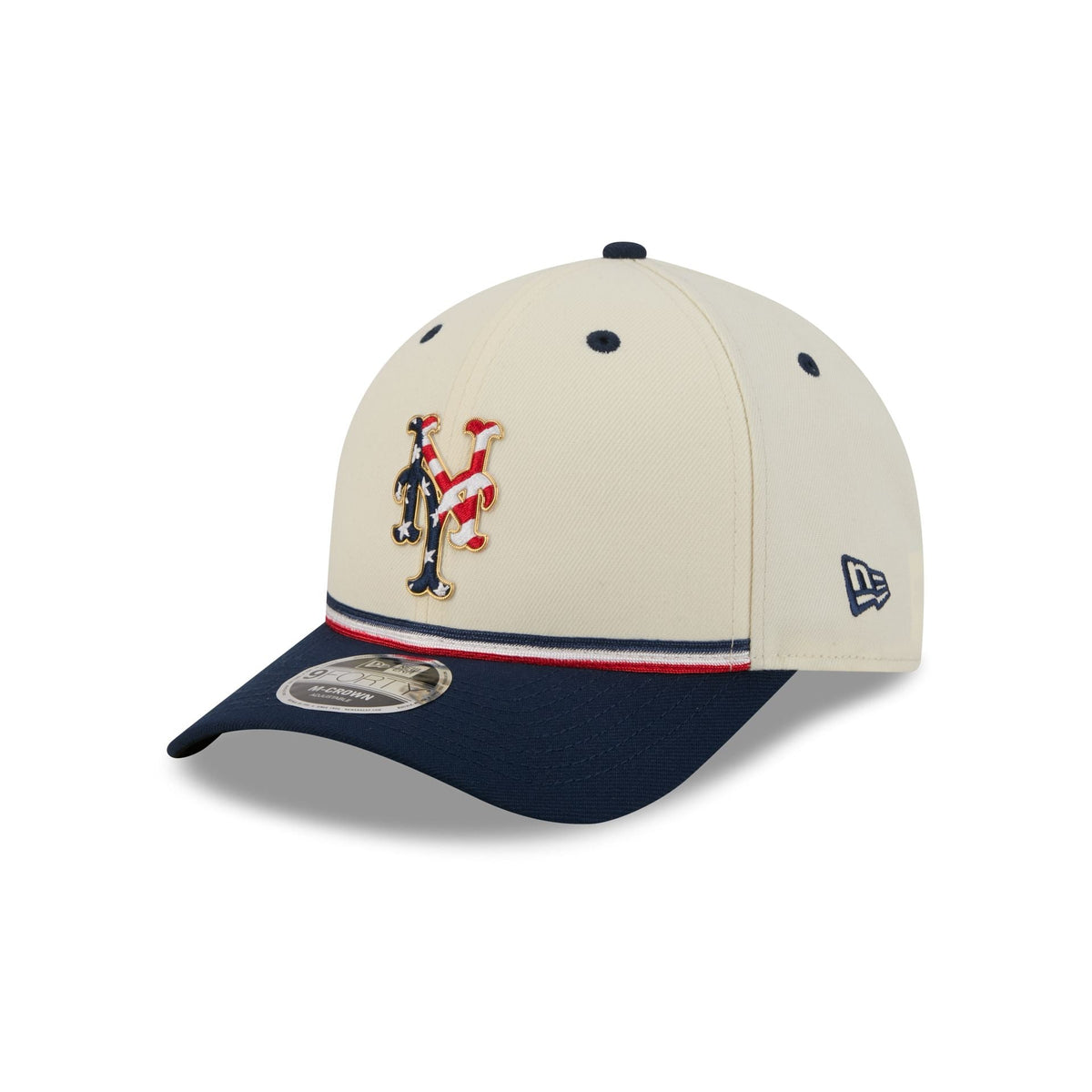 New York Mets Independence Day 2026 9FORTY M-Crown Snapback Hat
