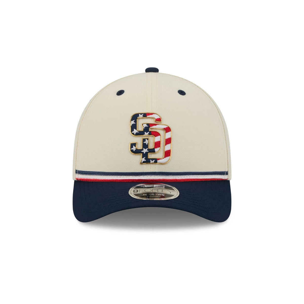 San Diego Padres Independence Day 2026 9FORTY M-Crown Snapback Hat