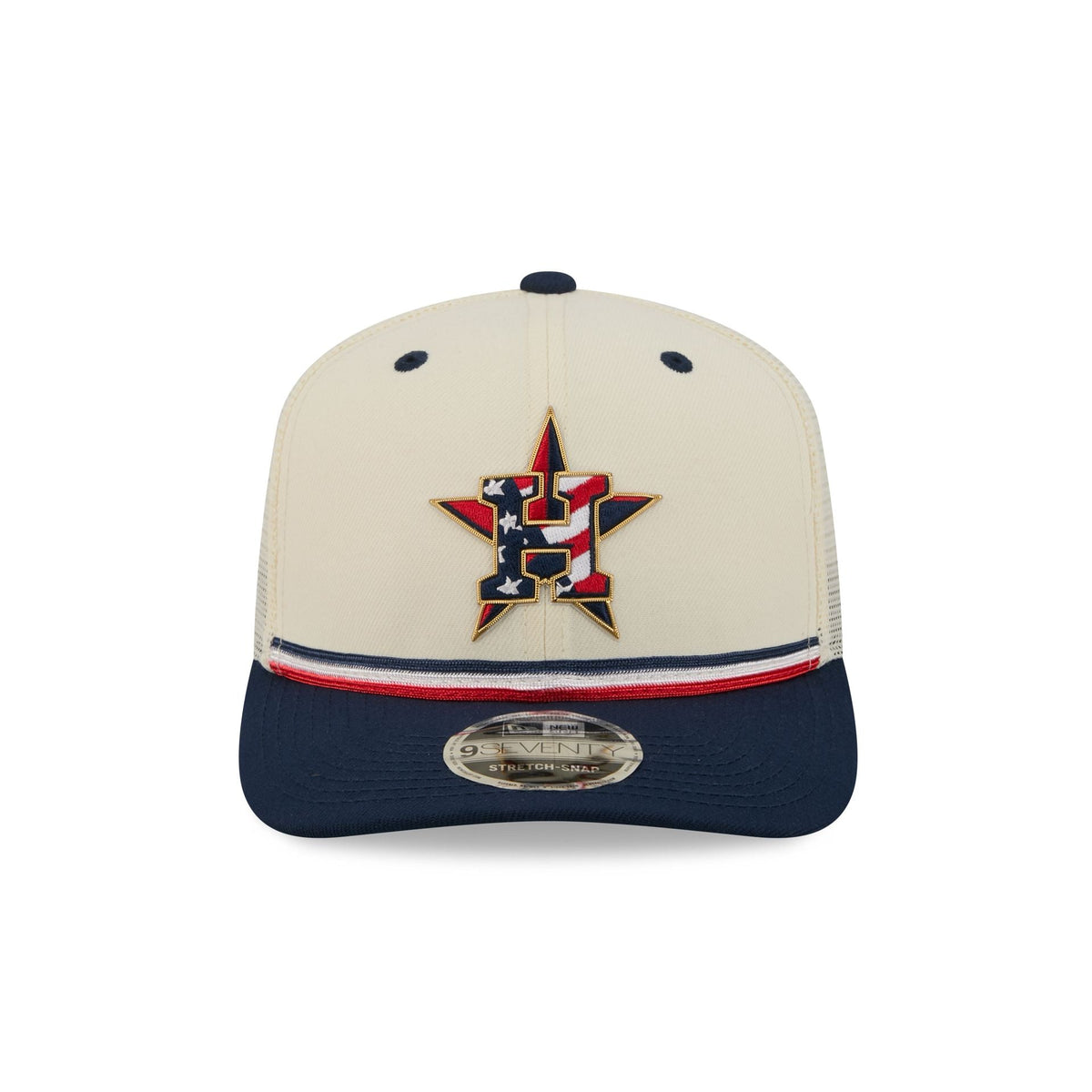 Houston Astros Independence Day 2026 9SEVENTY Trucker Hat