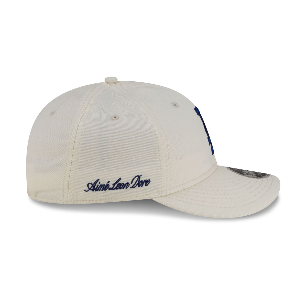 Aim¨¦ Leon Dore Los Angeles Dodgers Chrome White Retro Crown 9FIFTY Strapback Hat