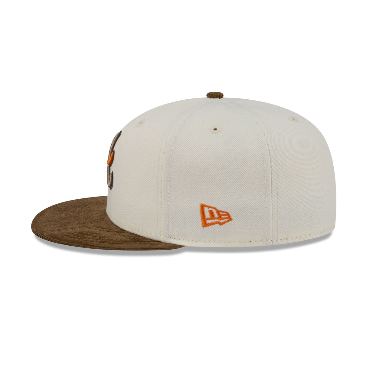 Just Caps Corduroy Chrome Atlanta Braves 59FIFTY Fitted Hat