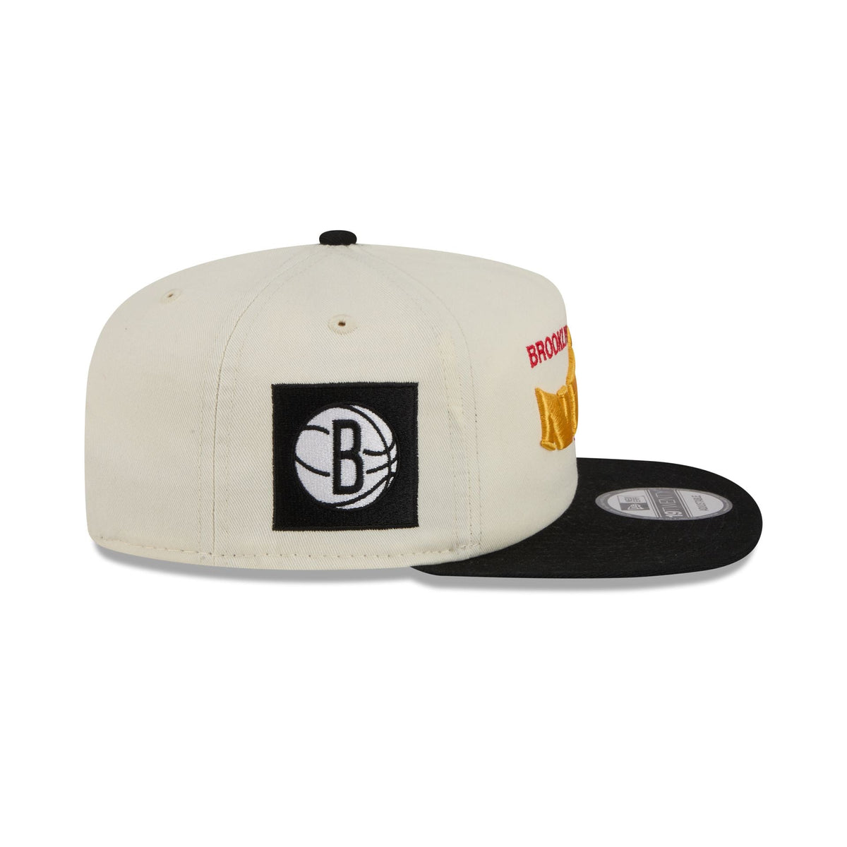 Brooklyn Nets Conference Script Chrome White 19TWENTY Adjustable Hat