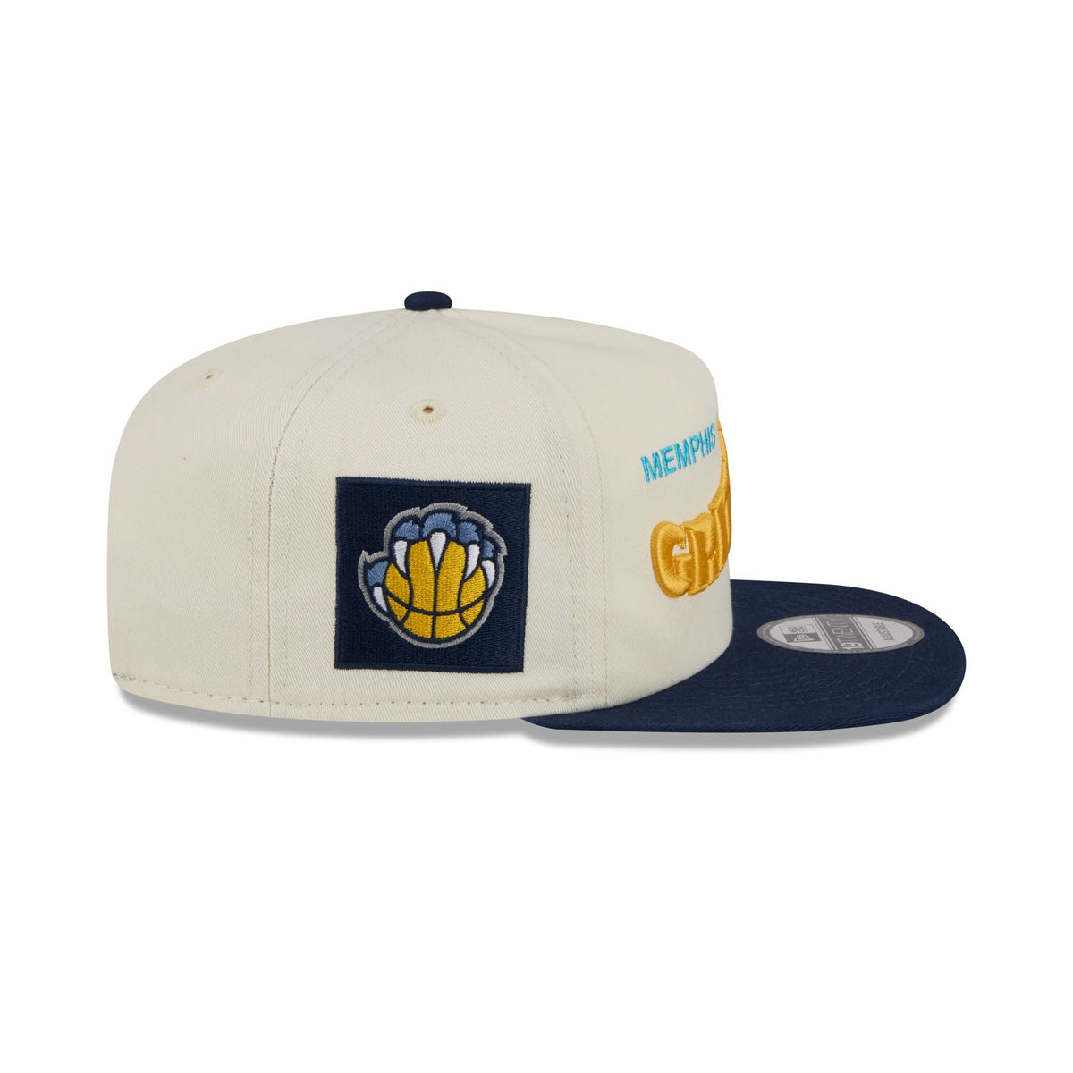 Memphis Grizzlies Conference Script Chrome White 19TWENTY Adjustable Hat