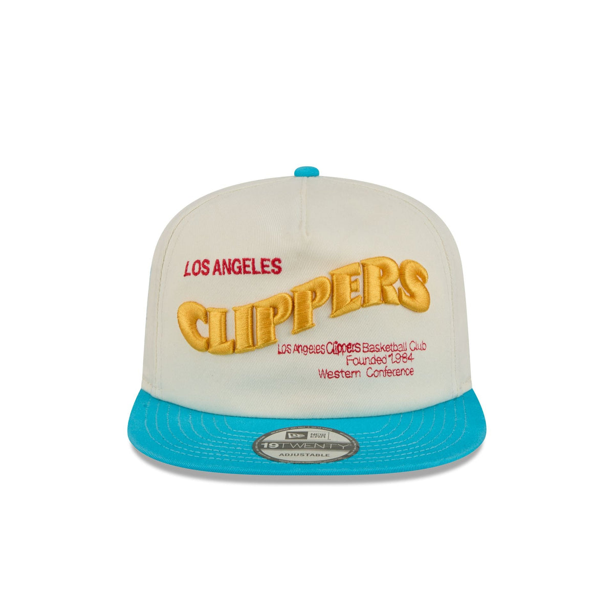 Los Angeles Clippers Conference Script Chrome White 19TWENTY Adjustable Hat