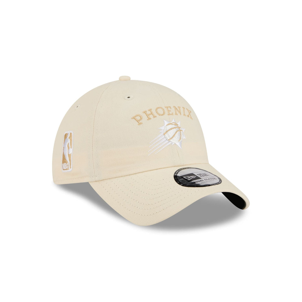 Phoenix Suns Team Logo Cream Casual Classic Adjustable Hat