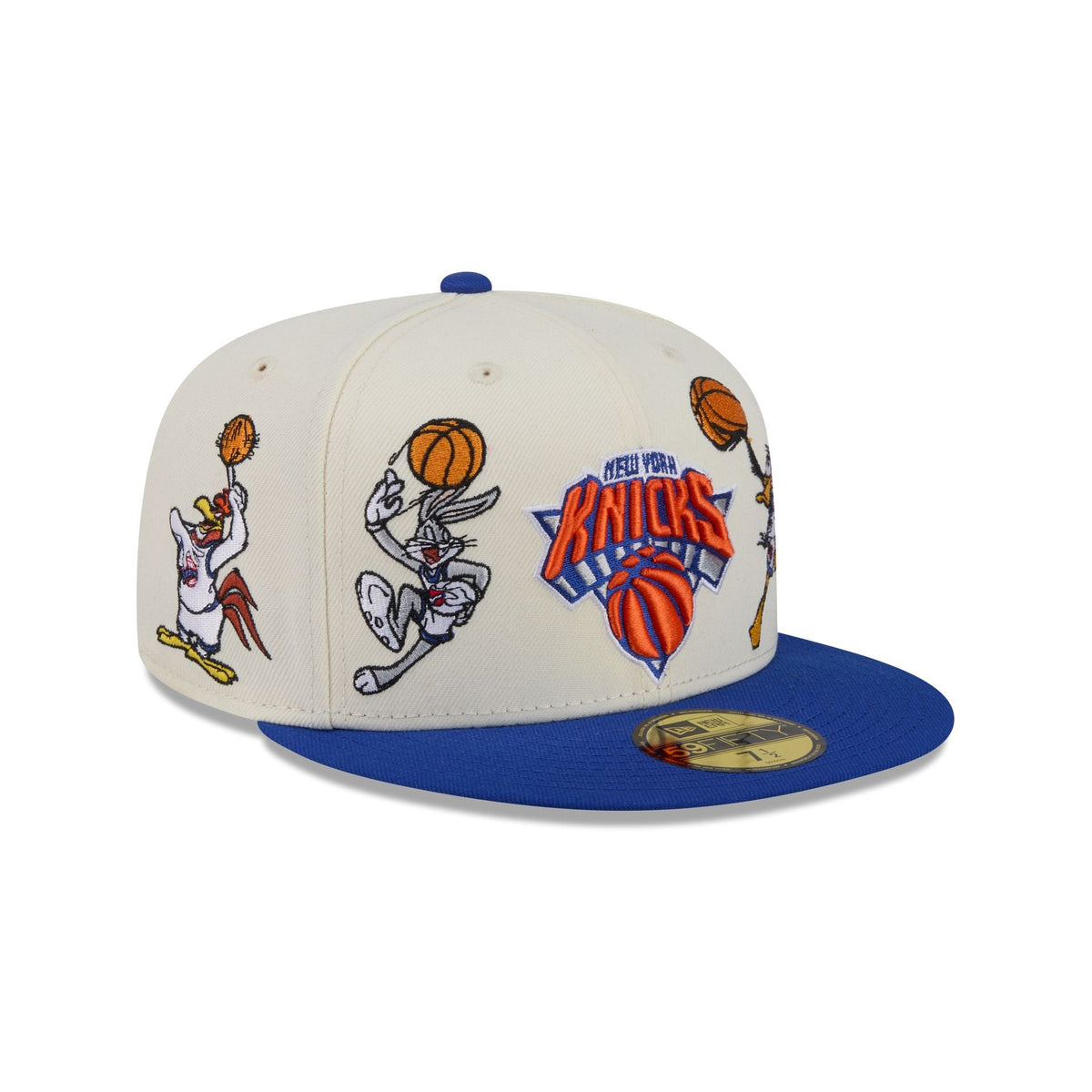 Space Jam x New York Knicks Tune Squad Chrome White 59FIFTY Fitted Hat