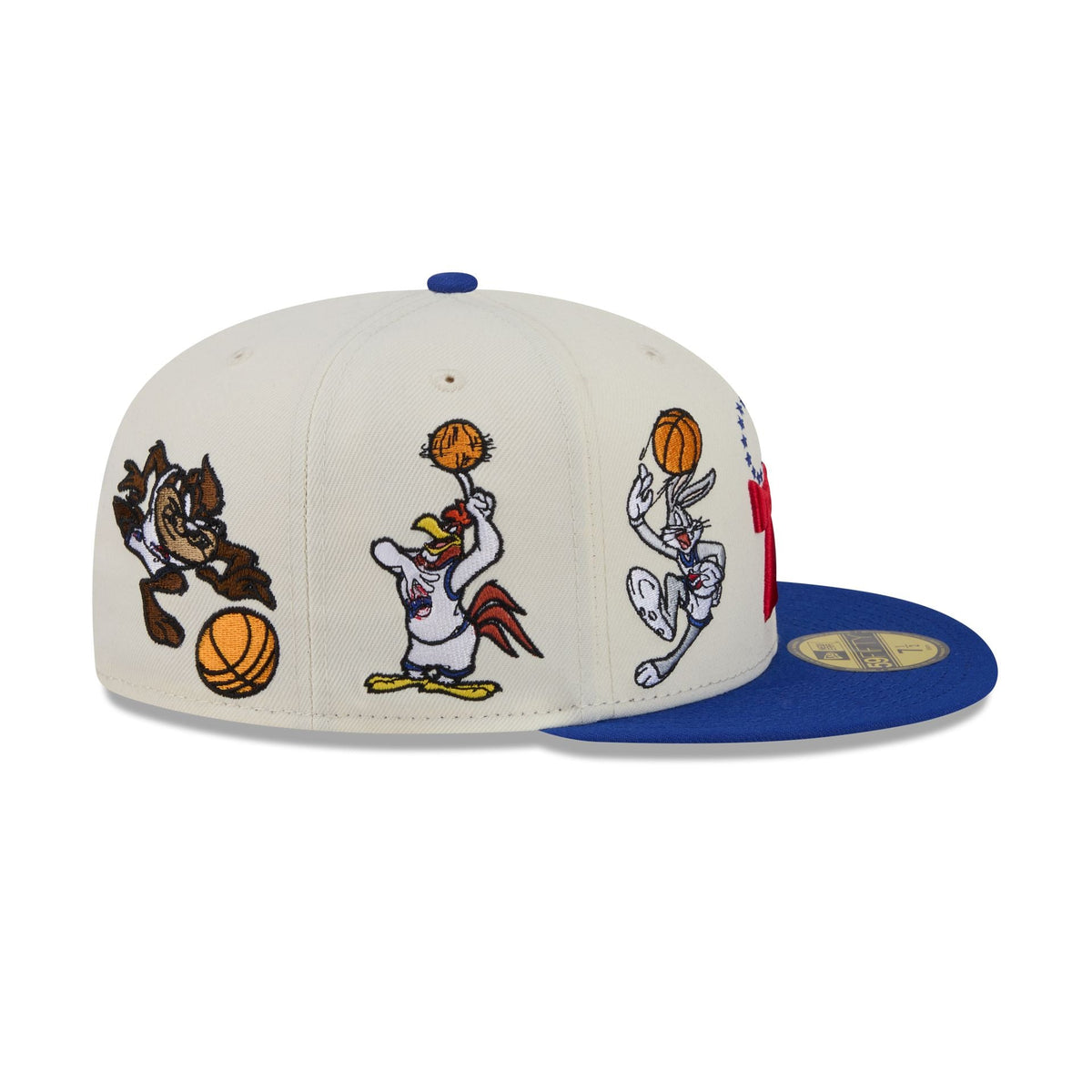 Space Jam x Philadelphia 76ers Tune Squad Chrome White 59FIFTY Fitted Hat
