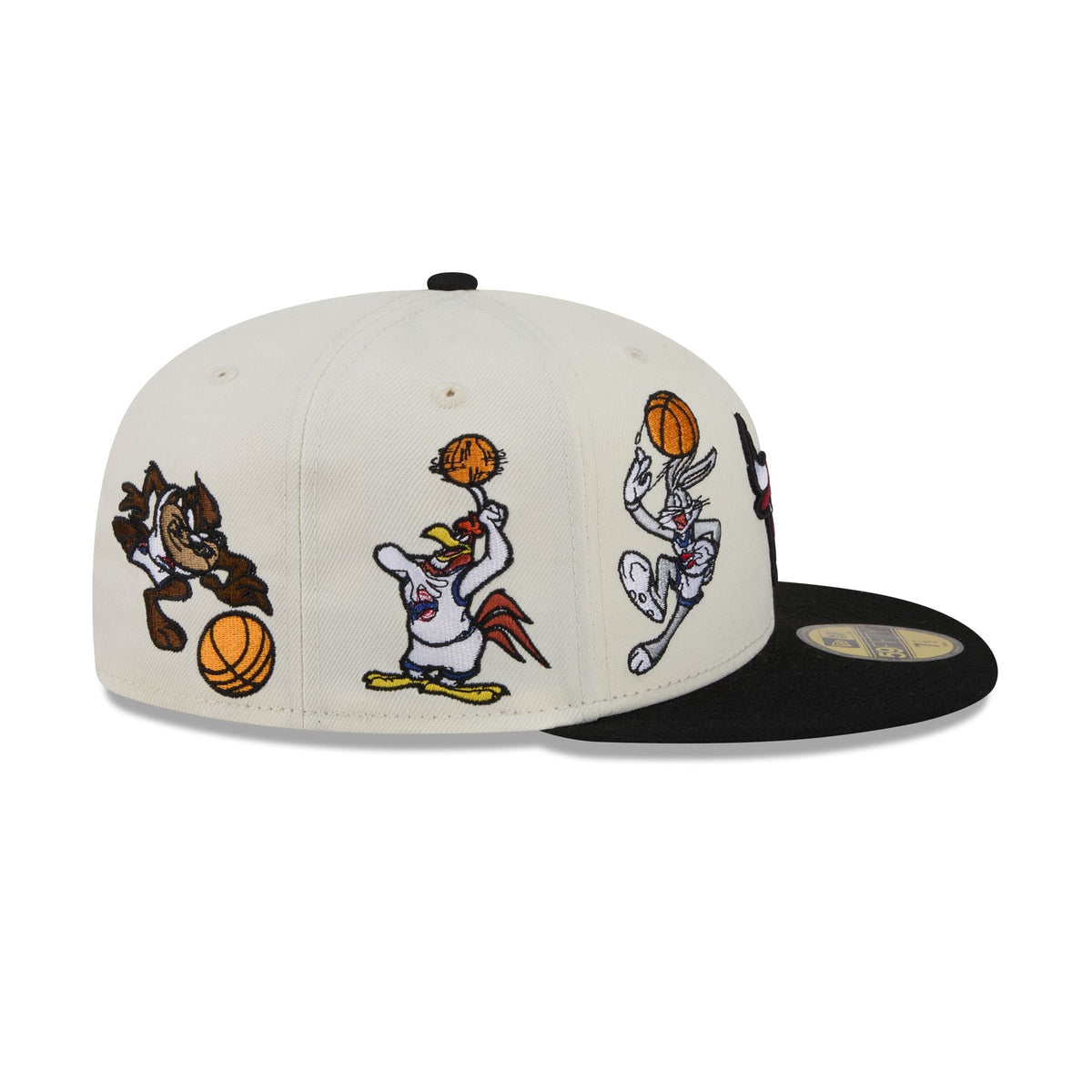 Space Jam x Chicago Bulls Tune Squad Chrome White 59FIFTY Fitted Hat