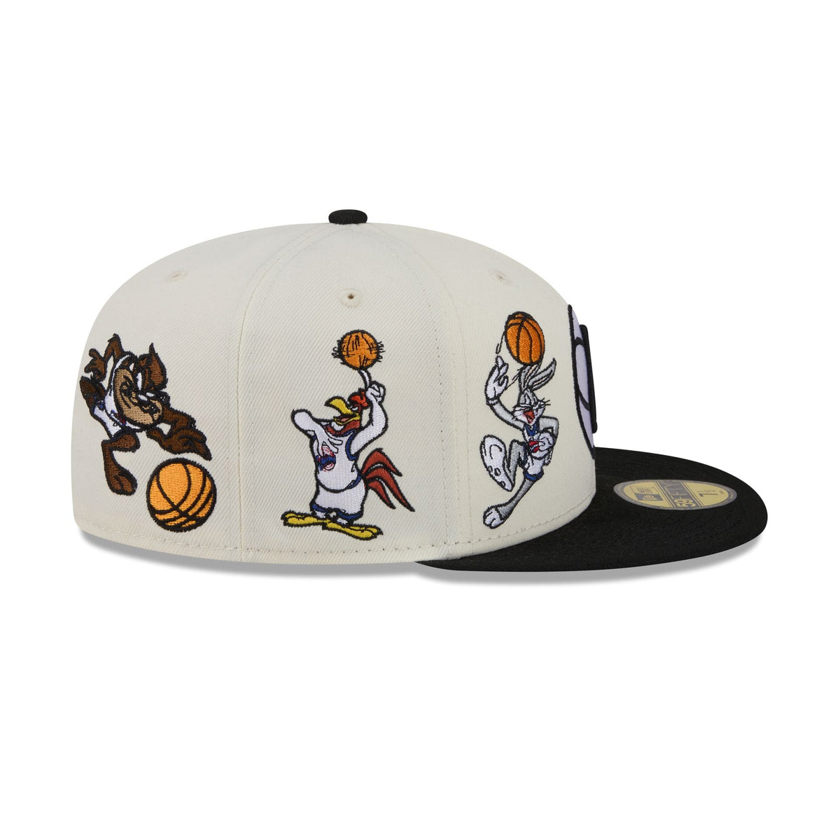 Space Jam x Brooklyn Nets Tune Squad Chrome White 59FIFTY Fitted Hat