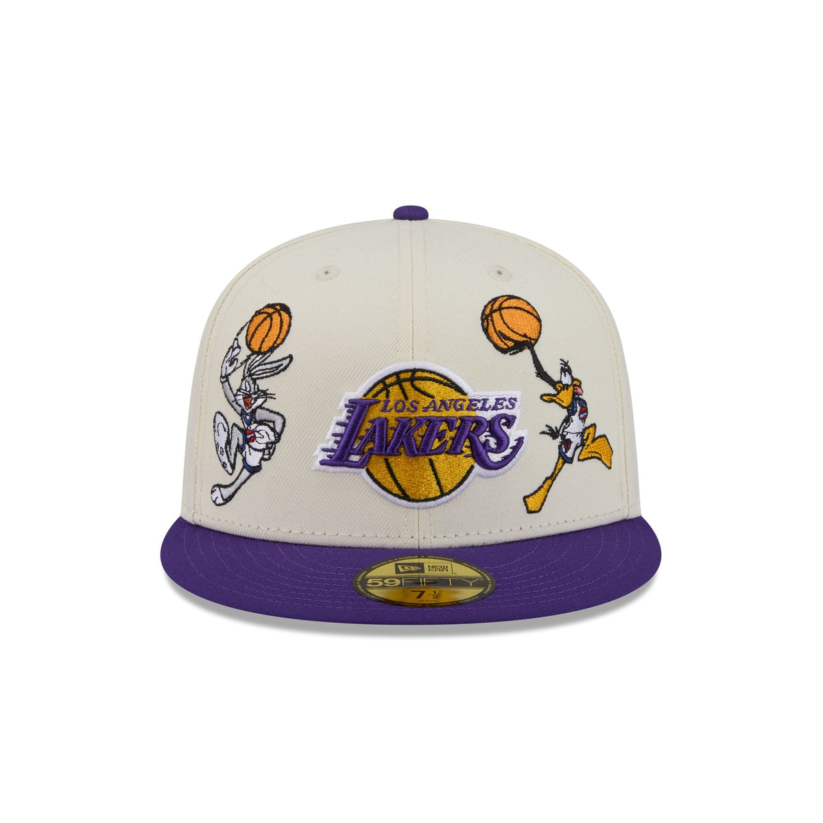 Space Jam x Los Angeles Lakers Tune Squad Chrome White 59FIFTY Fitted Hat
