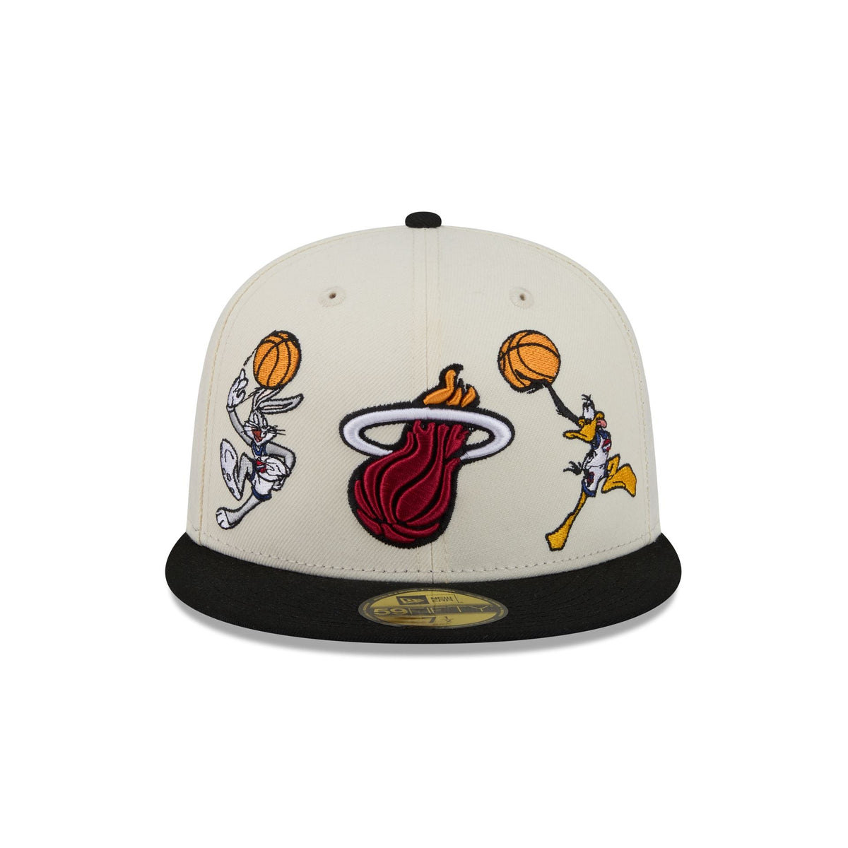 Space Jam x Miami Heat Tune Squad Chrome White 59FIFTY Fitted Hat