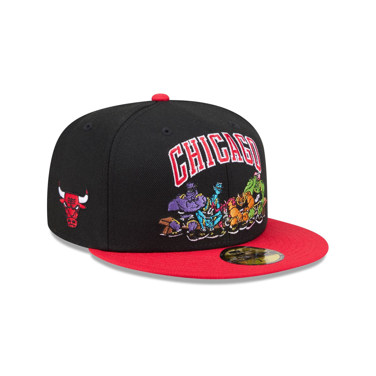 Space Jam x Chicago Bulls Monstars Black 59FIFTY Fitted Hat