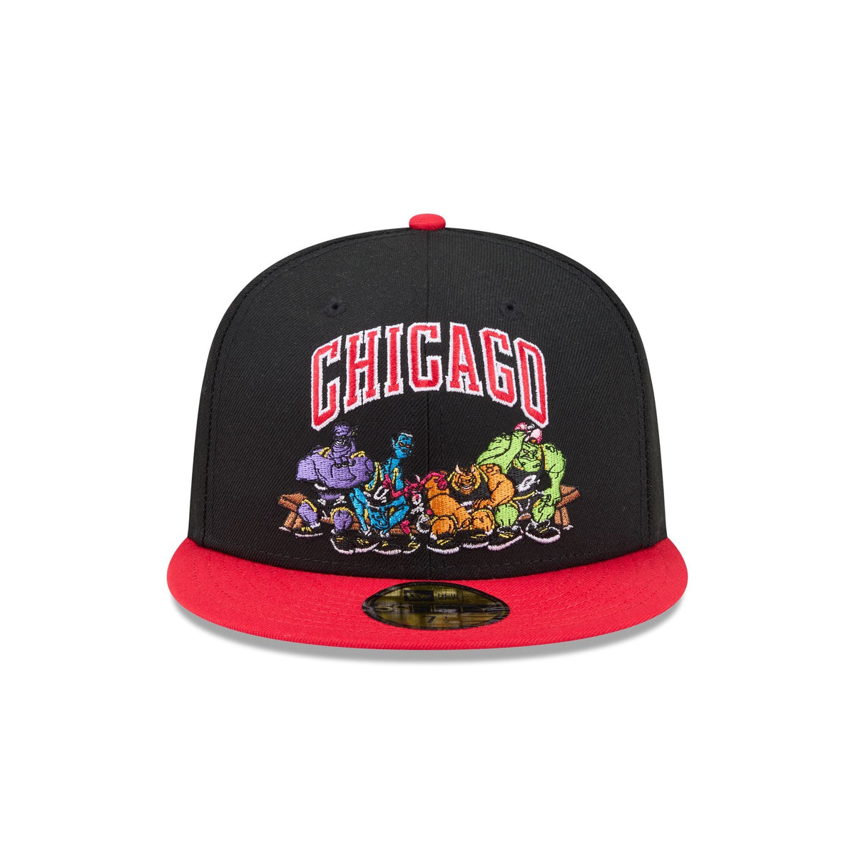 Space Jam x Chicago Bulls Monstars Black 59FIFTY Fitted Hat