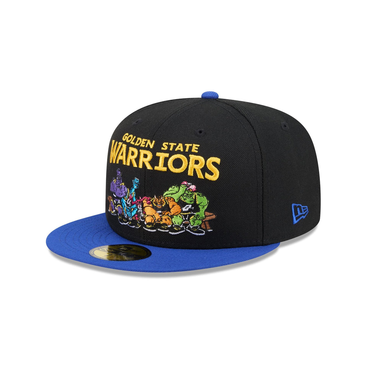 Space Jam x Golden State Warriors Monstars Black 59FIFTY Fitted Hat