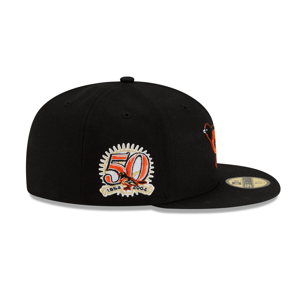 Baltimore Orioles Anniversary Sidepatch 59FIFTY Fitted Hat