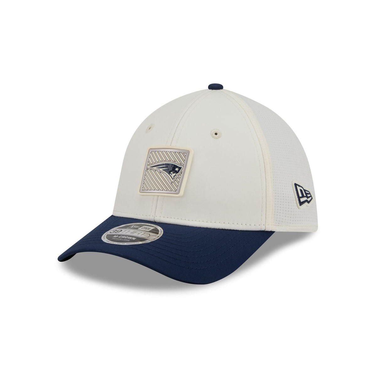 New England Patriots 2026 Training 39THIRTY M-Crown Stretch-Fit Hat