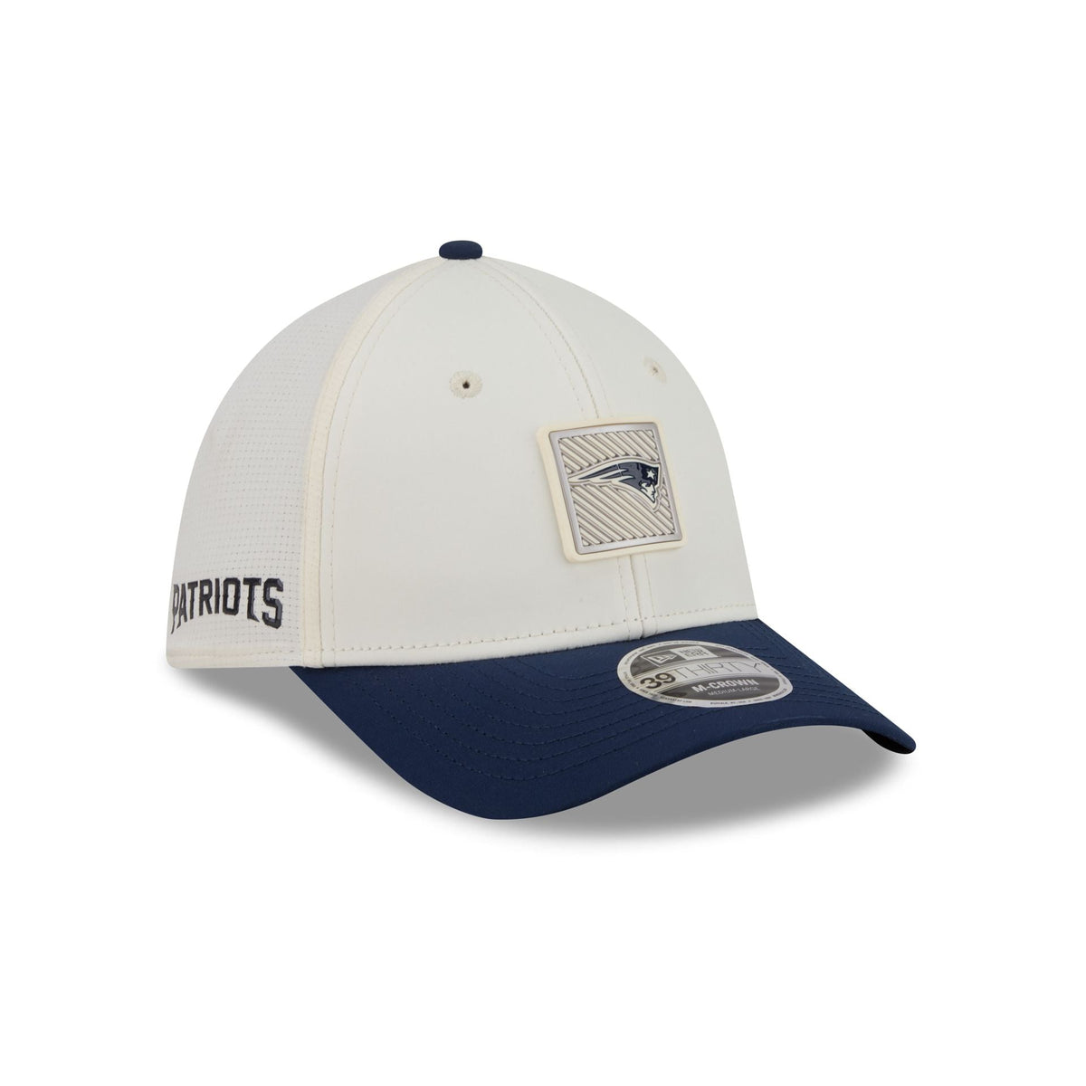 New England Patriots 2026 Training 39THIRTY M-Crown Stretch-Fit Hat