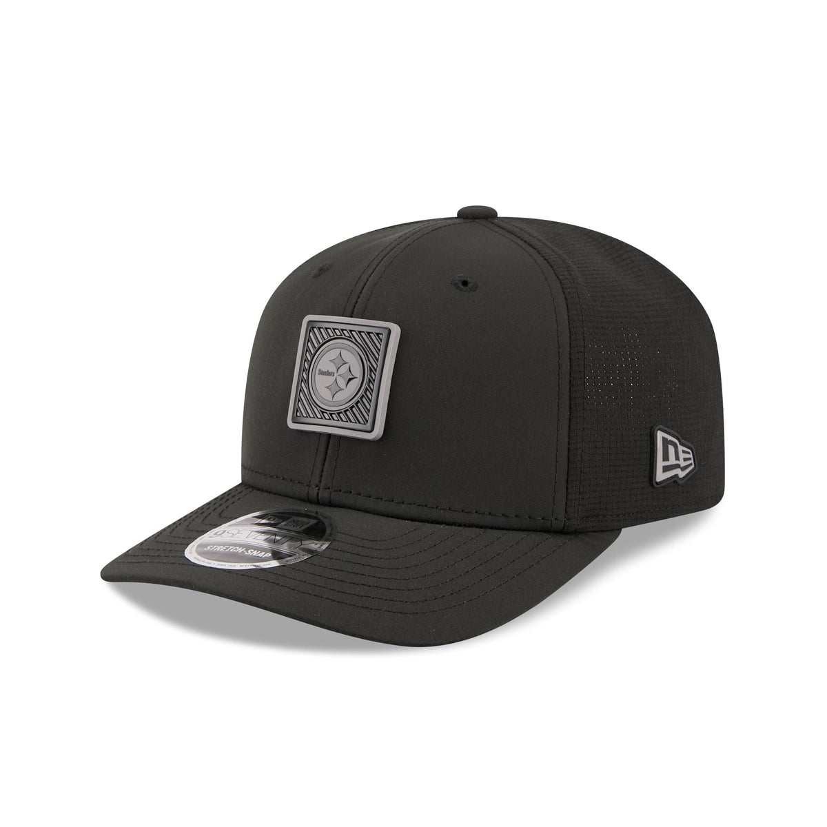 Pittsburgh Steelers 2026 Training Black 9SEVENTY Stretch-Snap Hat
