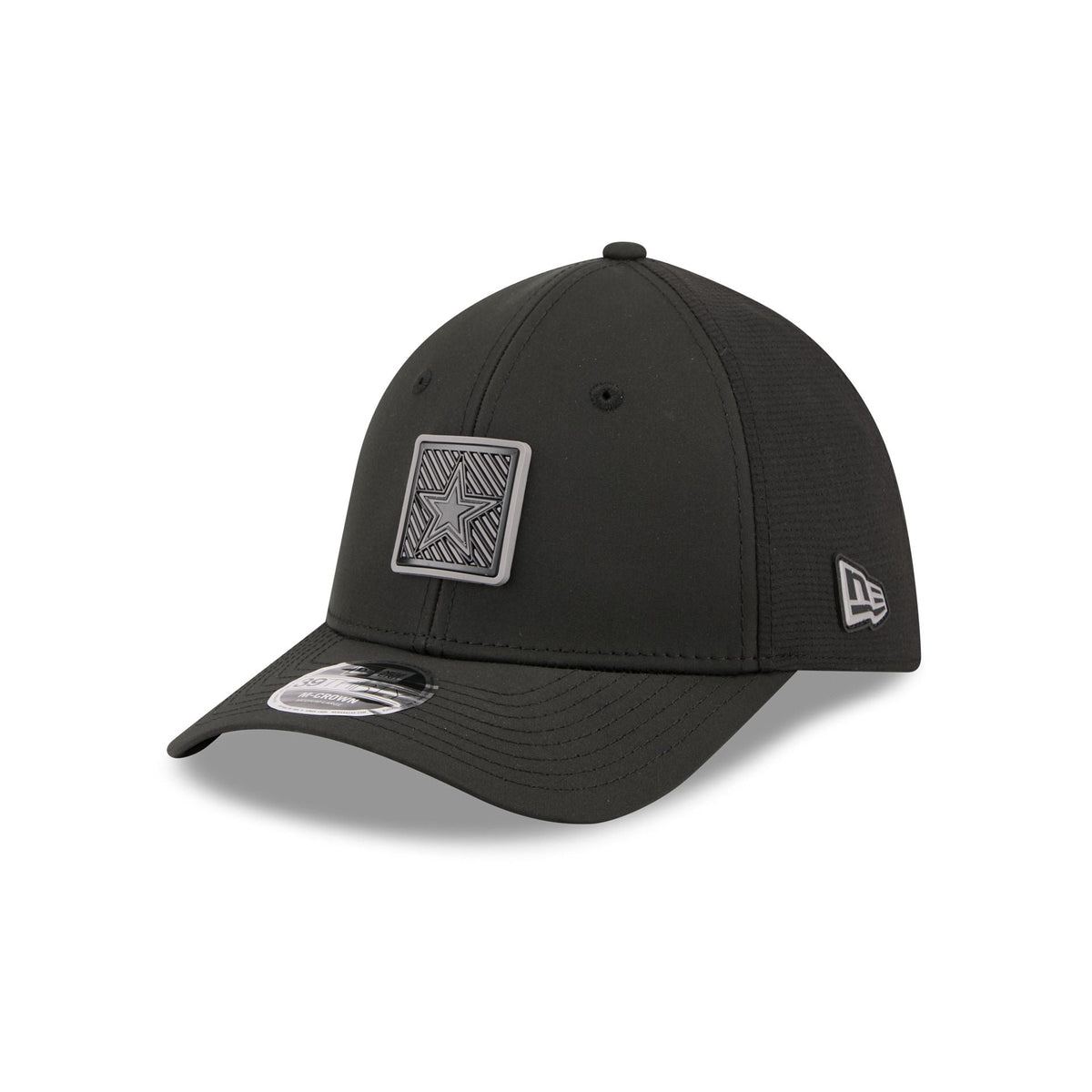 Dallas Cowboys 2026 Training Black 39THIRTY M-Crown Stretch-Fit Hat