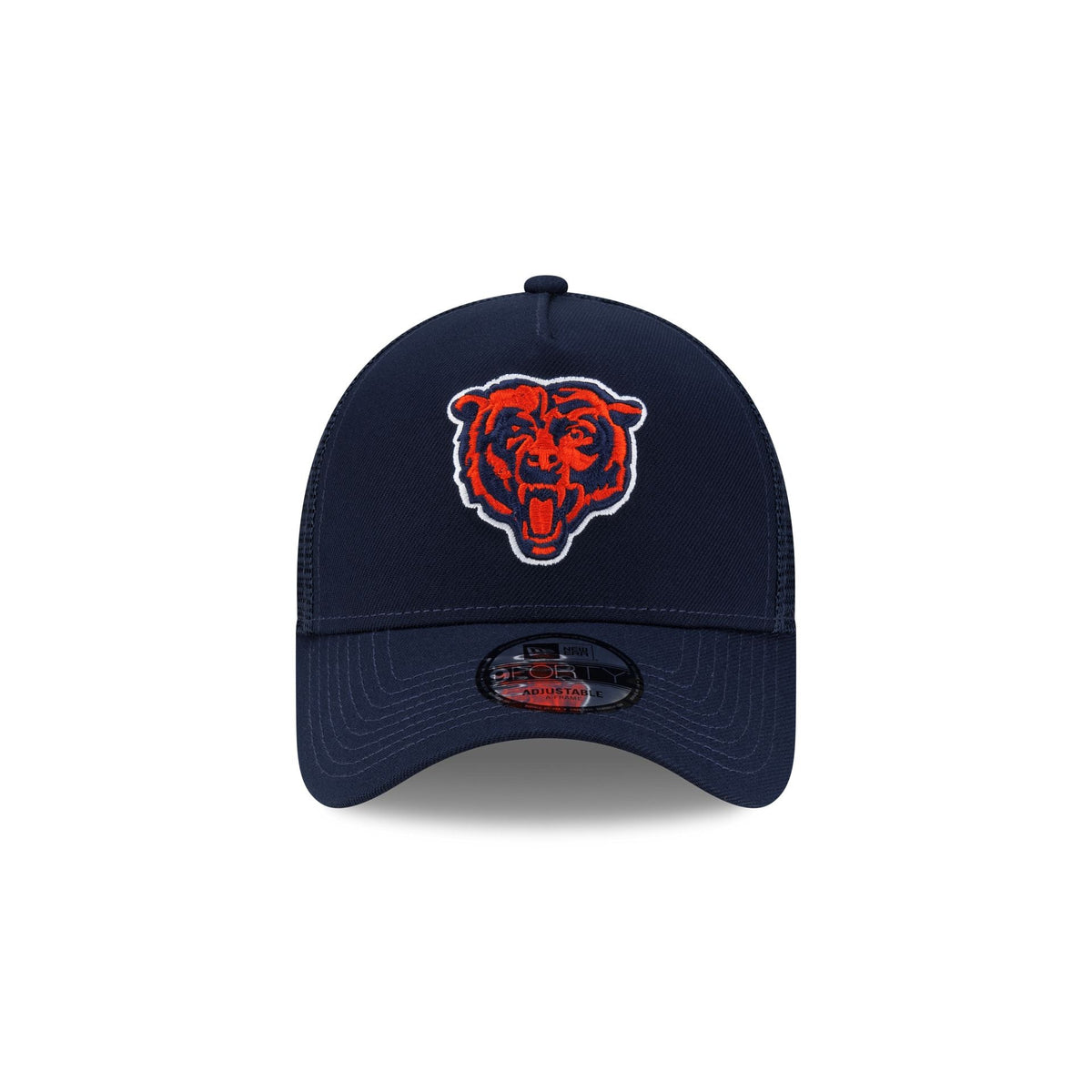 Chicago Bears Side Script 9FORTY A-Frame Trucker Hat