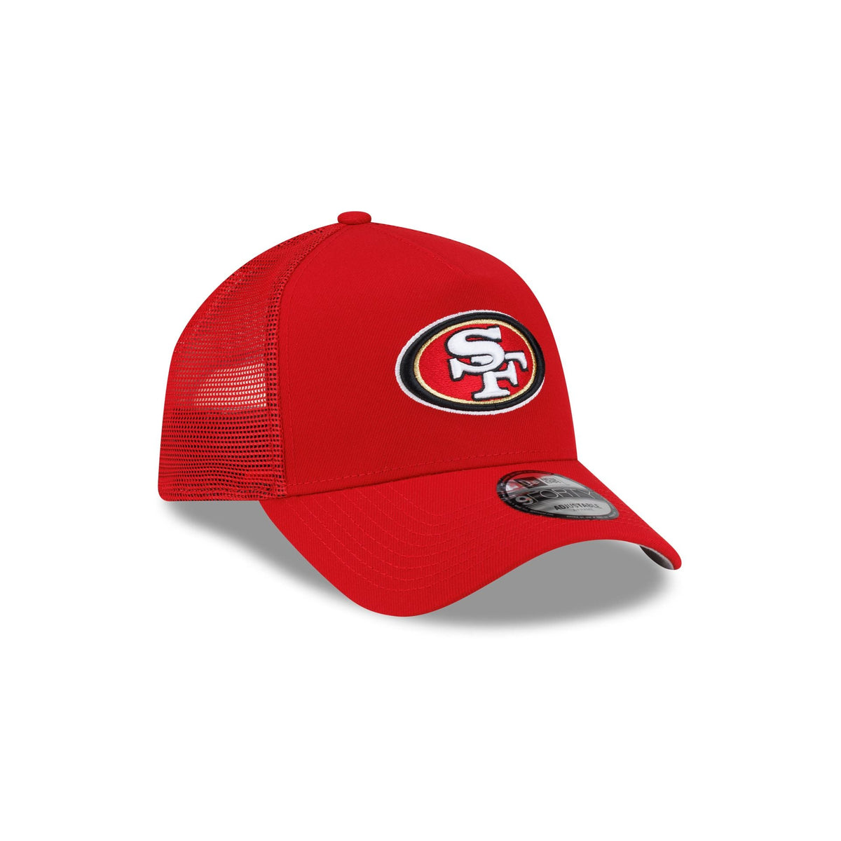San Francisco 49ers Side Script 9FORTY A-Frame Trucker Hat