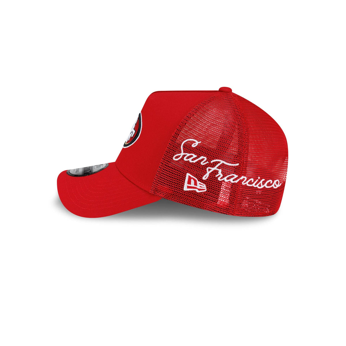San Francisco 49ers Side Script 9FORTY A-Frame Trucker Hat