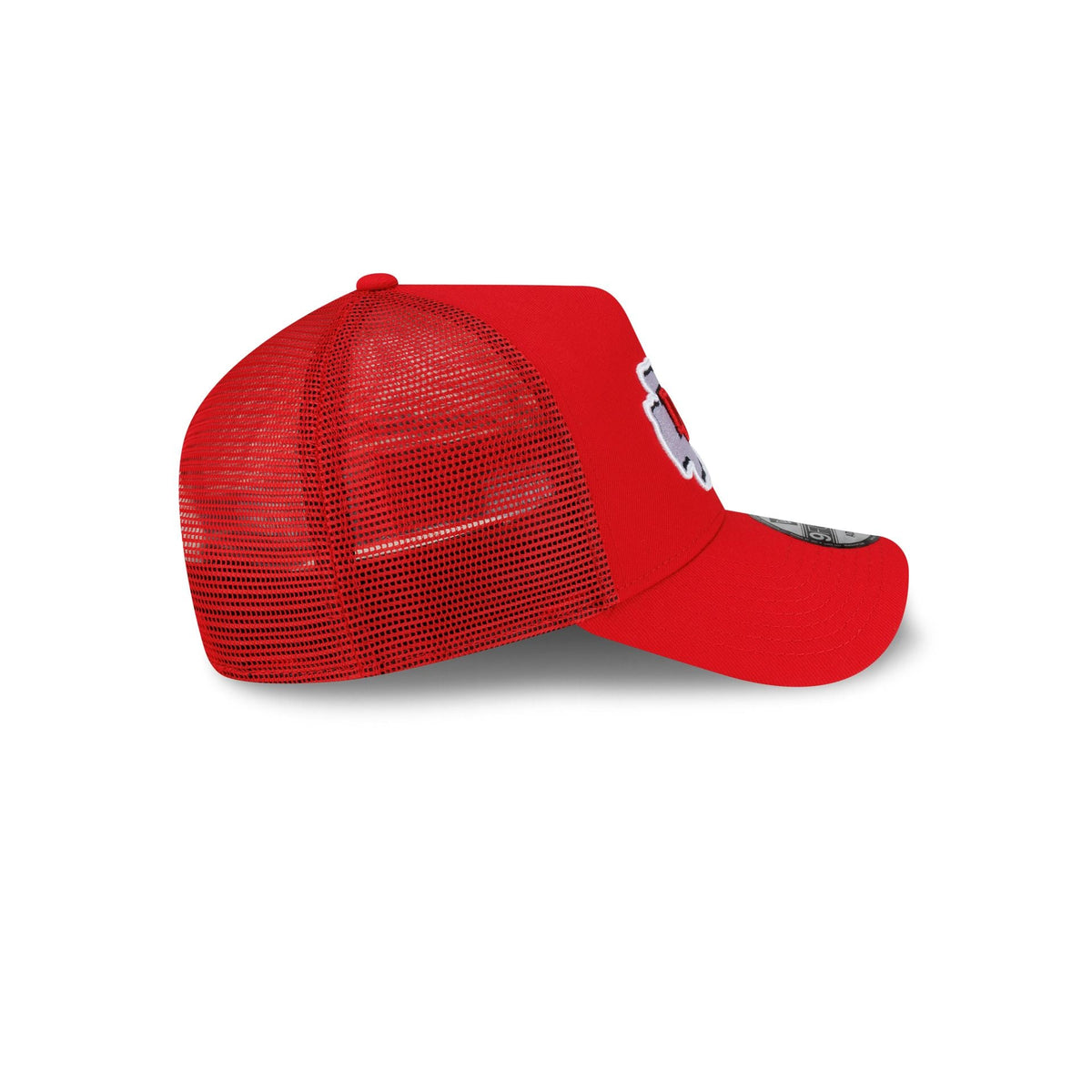 Kansas City Chiefs Side Script 9FORTY A-Frame Trucker Hat
