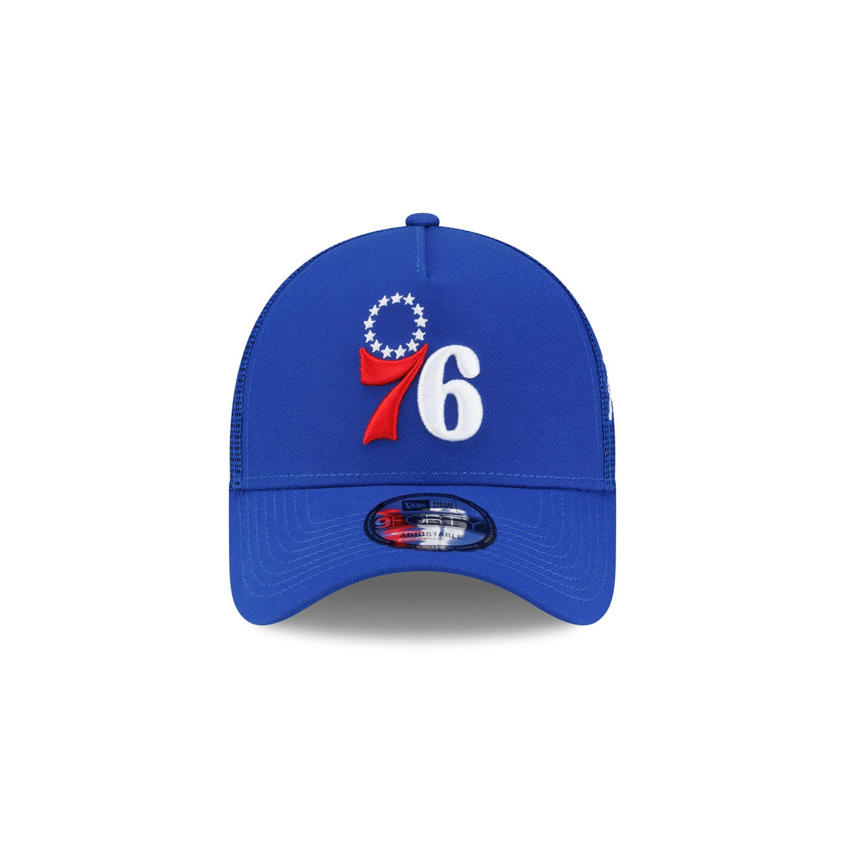 Philadelphia 76ers Side Script 9FORTY A-Frame Trucker Hat