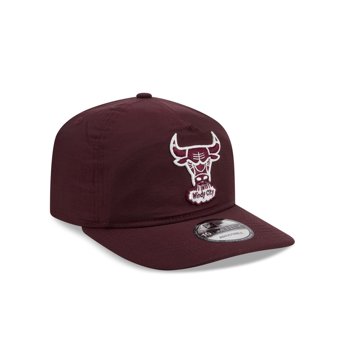 Chicago Bulls Burgundy Nylon 19TWENTY Adjustable Hat