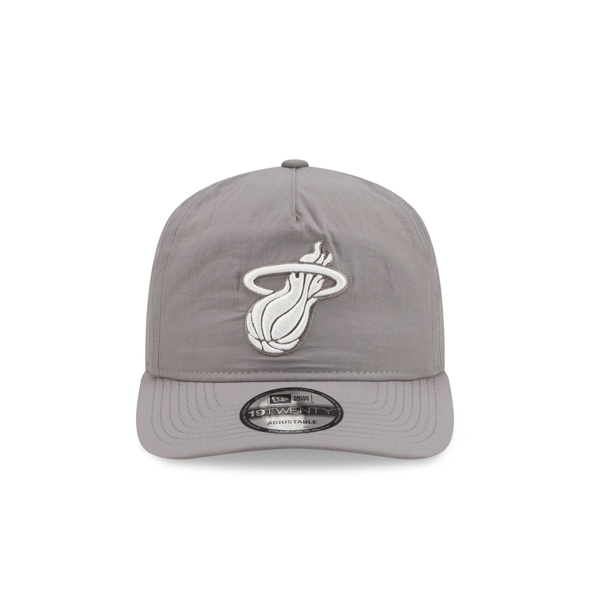 Miami Heat Gray Nylon 19TWENTY Adjustable Hat