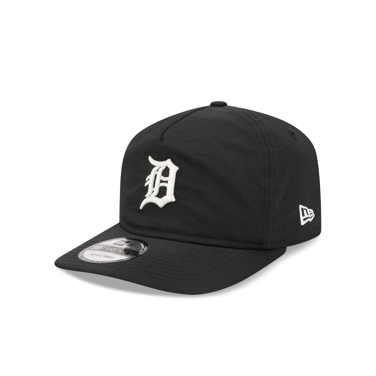 Detroit Tigers Black Nylon 19TWENTY Adjustable Hat